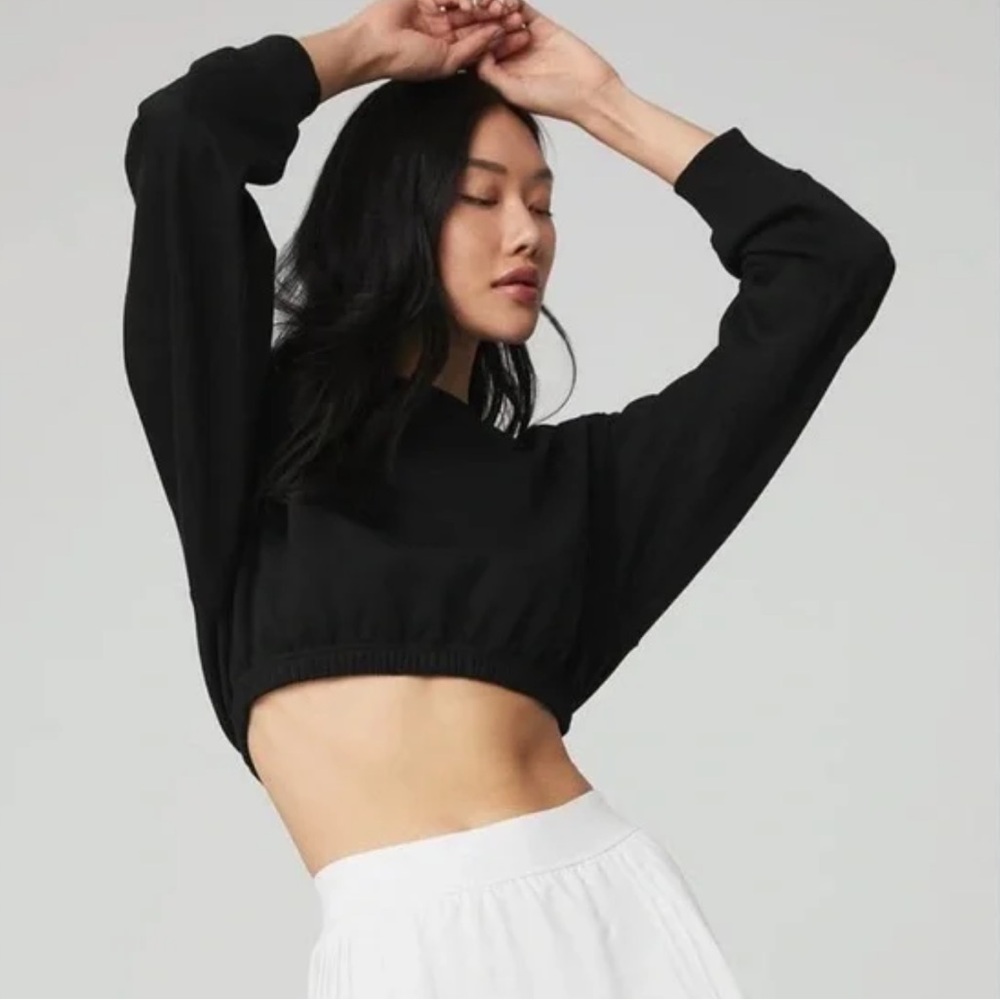 Alo Yoga Devotion Crew Neck Pullover - Picture 3 of 12